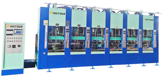 6 Stations EVA Shoes Making Machine One Color Shoe Manufacturing Machine For Men And Women