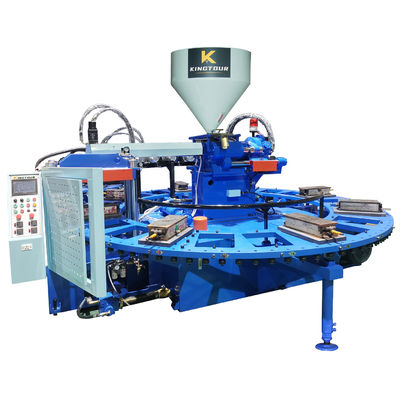 One Color Footwear Making Machines 24 Stations Sole Injection Molding Machine With PVC And Plastic