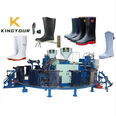 Rotary PVC Shoe Machine 16 Station 2 Color Shoe Injection Machine KT-8196