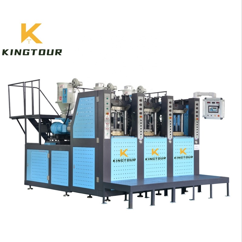3 Station Static Injection Moulding Machines For making PVC TPU TR TPR ...