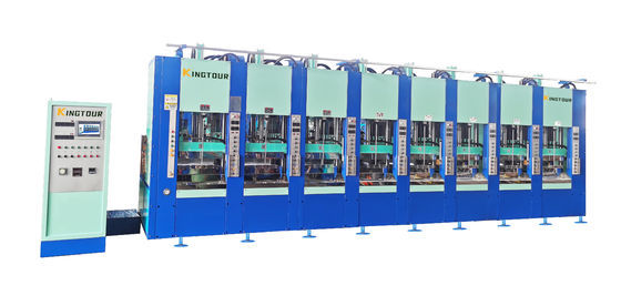 Automatic EVA Shoes Injection Machine 8 Stations EVA Slippers Machine 700 - 900 Pcs/Hour