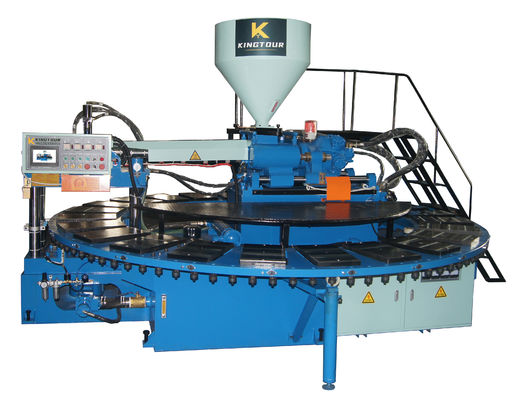 24 Stations Blowing Slipper Machine 1 Color Footwear Maker Machine 300 - 400 Pcs/hour