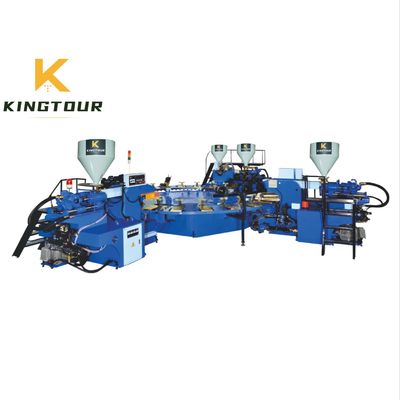 Four Color Sole Injection Moulding Machine 52500W Shoe Sole Mould Making Machine