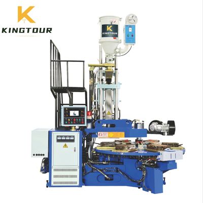 20 Stations Vertical Injection Machine Two Color PVC / TPR / TPU / TR Sole Injection Molding Machine