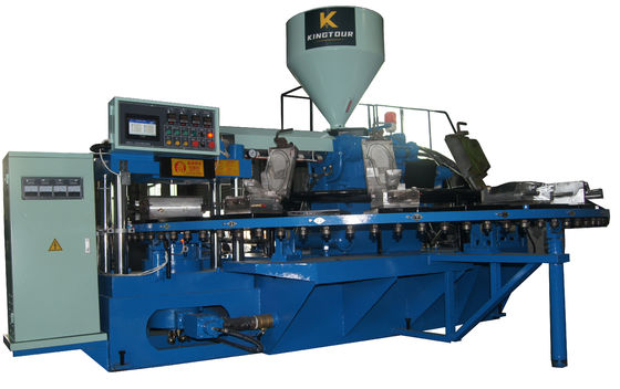 380V / 220V Plastic Shoe Making Machine 24 Station PVC Sole Injection Machine
