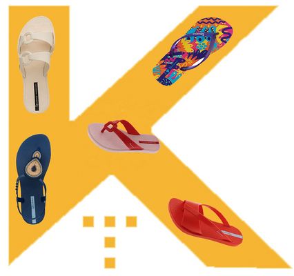 380V / 220V Flip Flops Making Machine 22500W Plastic Shoe Making Machine KT-618