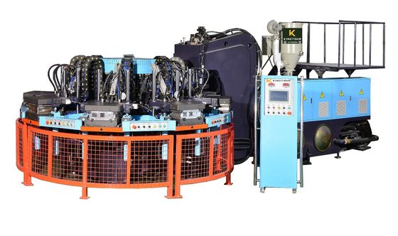 Full Automatic Shoe Sole Making Machine 8 Station Rotary TPU PVC TPR Sole Moulding Machine