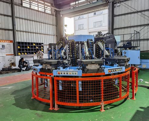Full Automatic Shoe Sole Making Machine 8 Station Rotary TPU PVC TPR Sole Moulding Machine