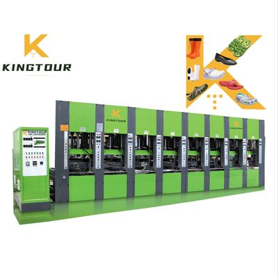 6 Station Footwear Injection Molding Machine 121500W EVA Shoe Making Machine KT-686
