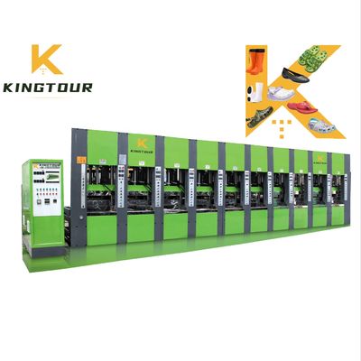 6 Station Footwear Injection Molding Machine 121500W EVA Shoe Making Machine KT-686