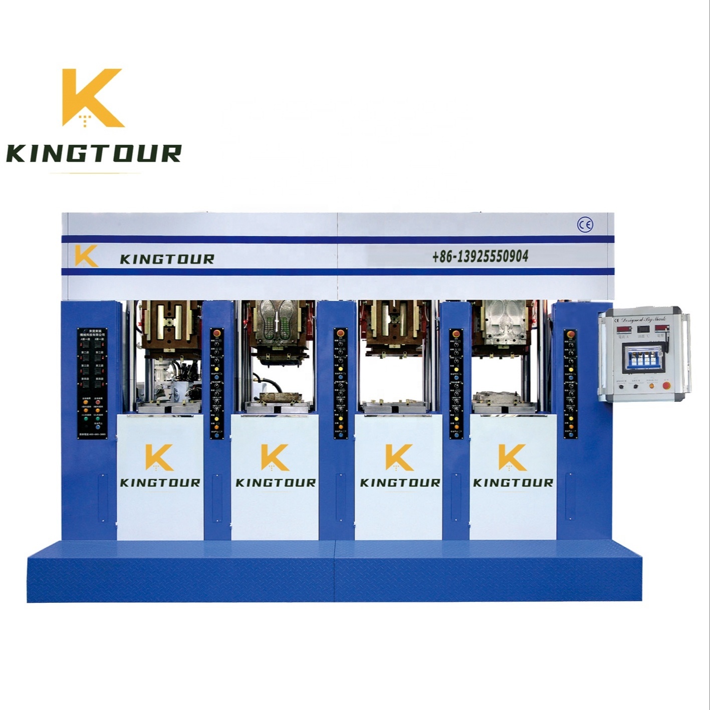 KT-8684 Station Static Machine for Making PVC TPU TR TPR Shoe Sole