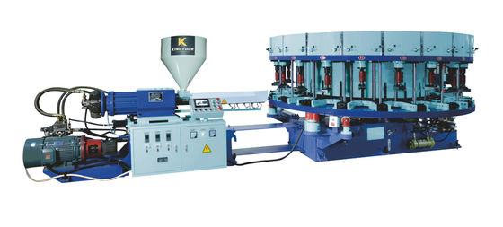 Direct Injection Sports Shoe Making Machine PVC TPR Footwear Manufacturing Machine