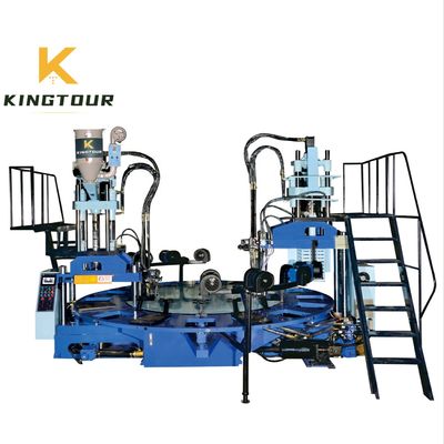 20 Stations Vertical Injection Machine Two Color PVC / TPR / TPU / TR Sole Injection Molding Machine