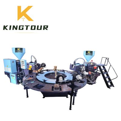 Máy chế tạo giày 12 trạm 2 màu PVC TPR TPU máy đúc phun giày