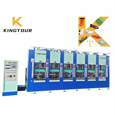 380V / 220V Shoe Injection Machine 8 Station EVA Slipper Machine  KT-6868